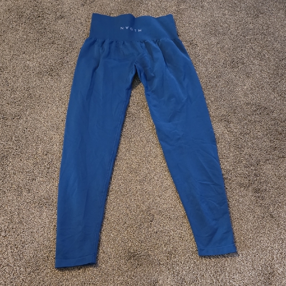 NVGTN Blue Leggings Size Small - Picture 3 of 5
